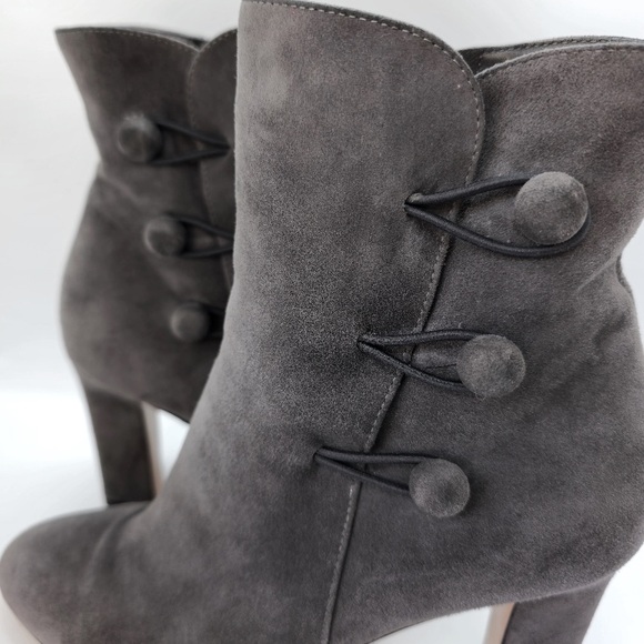 GIANVITO ROSSI Grey Suede Boots Size IT36/US6 - Picture 8 of 14